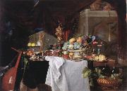Jan Davidz de Heem Table with desserts oil painting